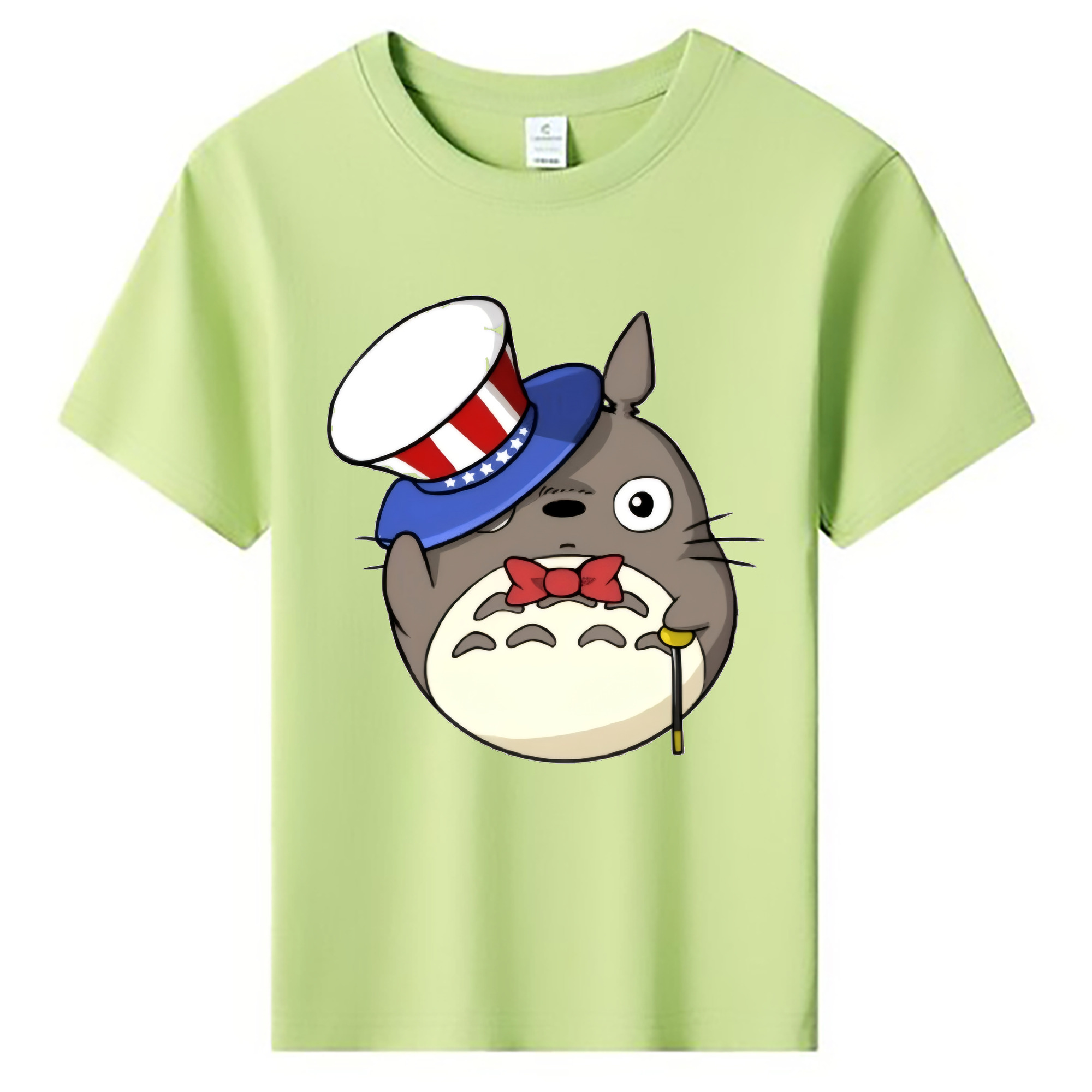 （画像用） となりのトトロ 草壁メイ 草壁サツキ My Neighbor Totoro Satsuki Kusakabe Mei Kusakabe 綿100％キッズTシャツ（フロントプリント）